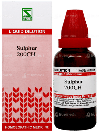 Dr Willmar Schwabe Sulphur 200Ch Dilution 30Ml
